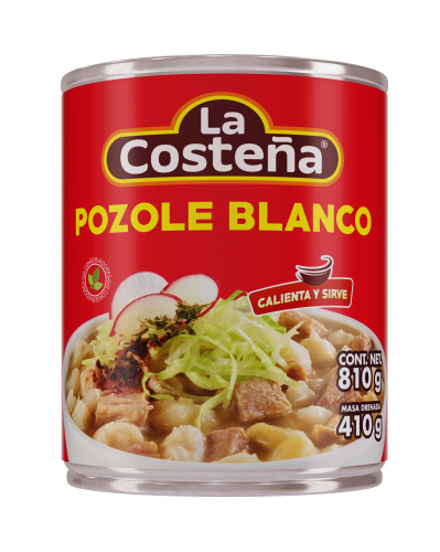 Pozole Blanco Charola 810g